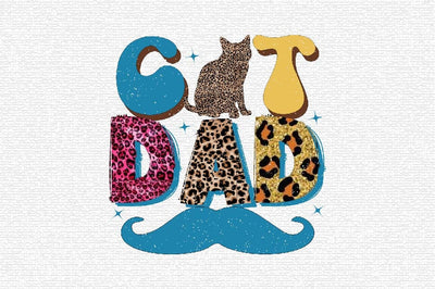 cat dad Sublimation SVGArt 