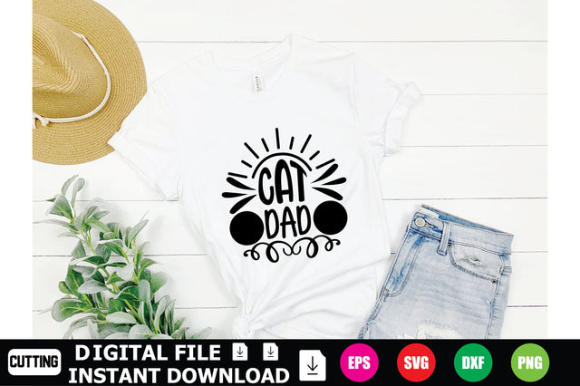 Cat Dad SVG Shahin alam 