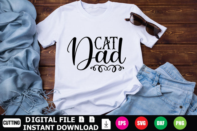 Cat Dad SVG Shahin alam 