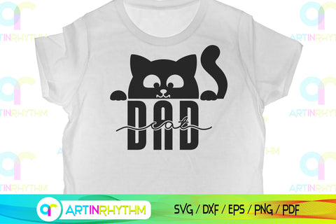 Cat dad svg SVG Artinrhythm shop 