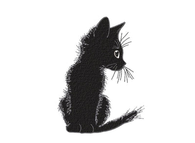 Cat Embroidery Design, Animal Embroidery Design, Kitten, Cat Mama, Cat Lover Embroidery, 3 sizes, Instant Download Embroidery/Applique DESIGNS Nino Nadaraia 