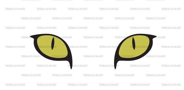 Cat eyes SVG TribaliumArtSF 
