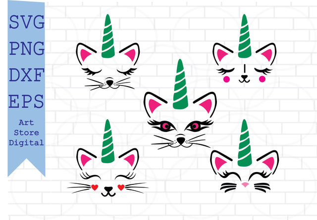 Cat Face Svg, Cute Kitten Svg, Baby Birthday Svg, Cat Face Png, Cat Svg Files for Cricut, Cat Cut File Digital Download SVG Artstoredigital 