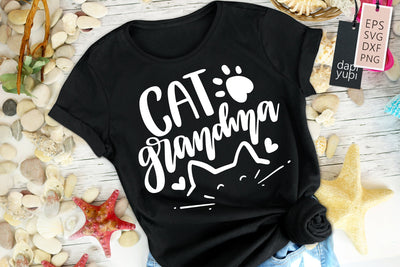 Cat Grandma SVG dapiyupi store 