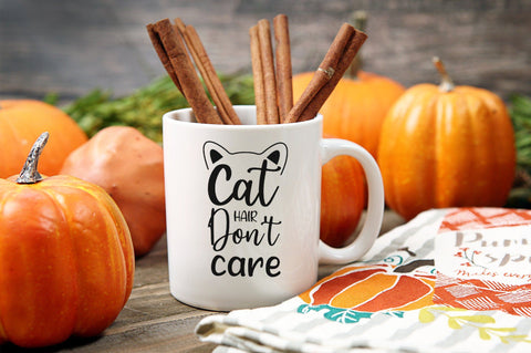 Cat Hair Don't Care SVG Design SVG futivesvg 