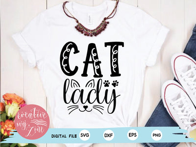 cat lady SVG md faruk hossain 