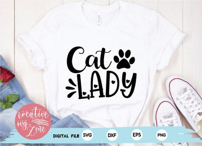 cat lady SVG md faruk hossain 