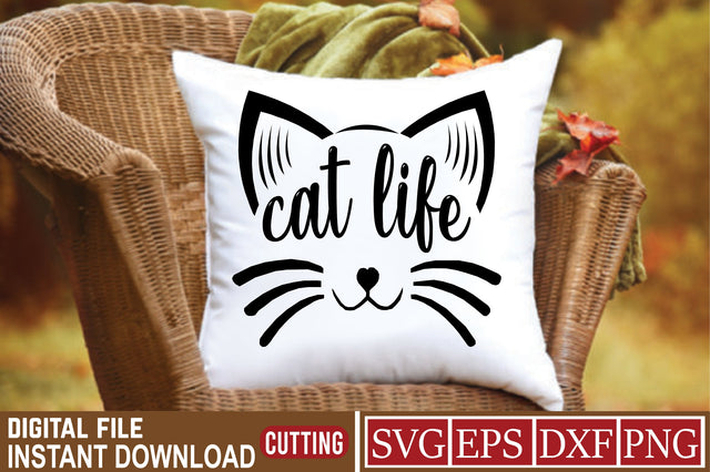 Cat Life SVG Craftlabsvg24 