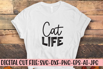 Cat Life SVG Cut File SVG Syaman 