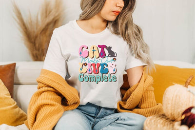 Cat Make Our Lives Complete Sublimation SVGArt 