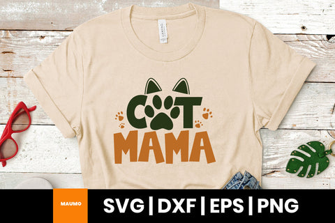 Cat mama, pet svg quote SVG Maumo Designs 