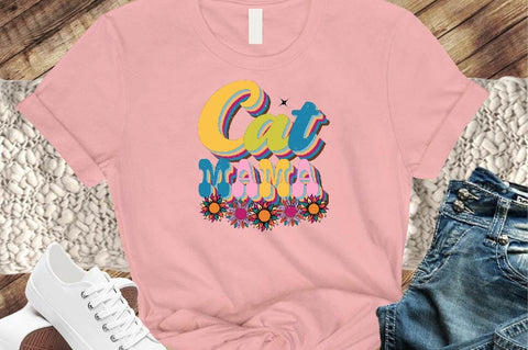 CAT MAMA Sublimation SVGArt 
