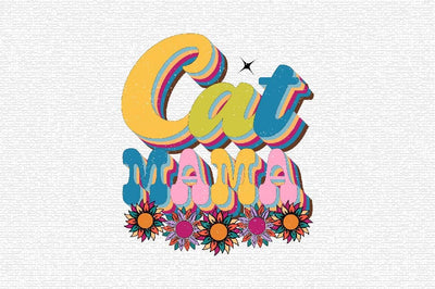 CAT MAMA Sublimation SVGArt 