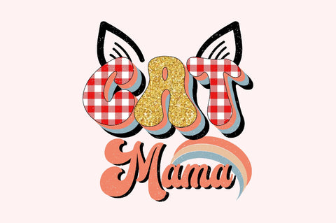 Cat Mama Sublimation SVGArt 