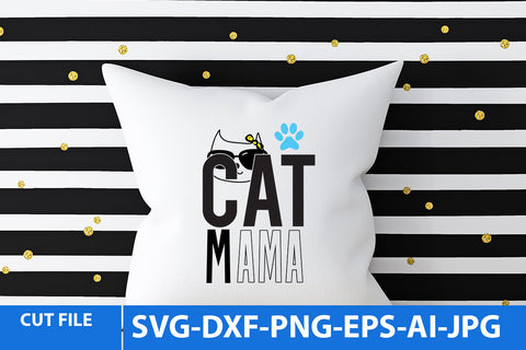 Cat Mama SVG Cut File SVG BlackCatsMedia 