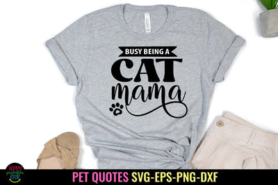 Cat Mama SVG I Pet SVG I Pet Quotes SVG I Cat Quotes SVG SVG Happy Printables Club 