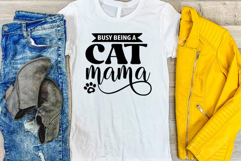 Cat Mama SVG I Pet SVG I Pet Quotes SVG I Cat Quotes SVG SVG Happy Printables Club 