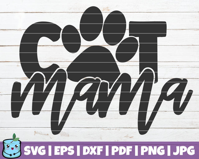 Cat Mama SVG MintyMarshmallows 