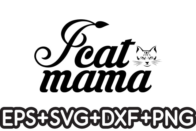 cat mama SVG Nurstore 