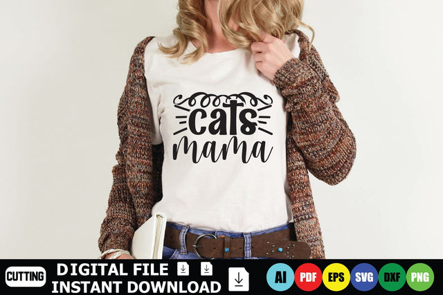 Cat Mama SVG Shahin alam 