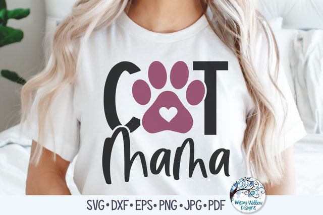 Cat Mama SVG SVG Wispy Willow Designs 