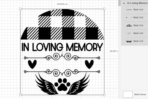 Cat Memorial Christmas Ornament In Loving Memory Pet SVG OrangeBrushStudio 