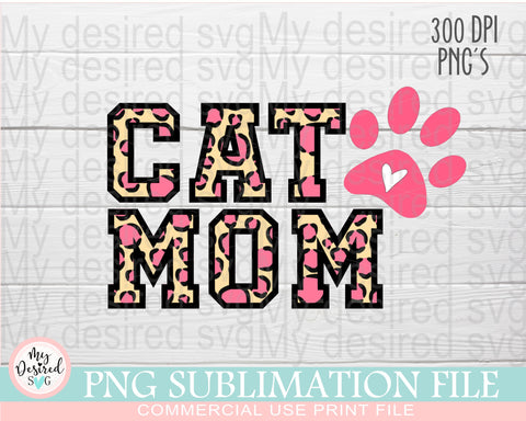 Cat mom shirt PNG, Cat lover png, funny cat shirt, cat sweatshirt, Commercial Use, Png sublimation print, Digital Download, Print Downloadable Sublimation MyDesiredSVG 