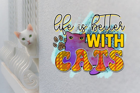 Cat Mom Sublimation Bundle Sublimation Regulrcrative 