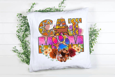 Cat Mom Sublimation Bundle Sublimation Regulrcrative 