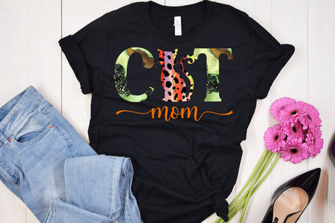 Cat Mom Sublimation I Mothers Day Sublimation Design Sublimation Happy Printables Club 