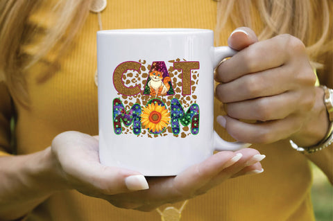 CAT MOM Sublimation SVGArt 
