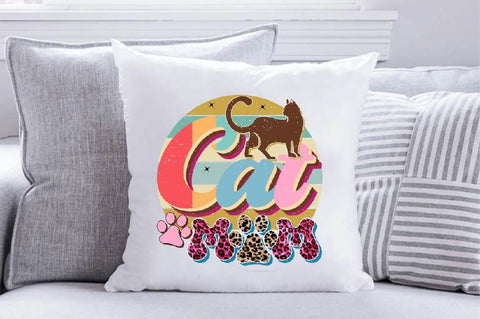Cat Mom Sublimation SVGArt 