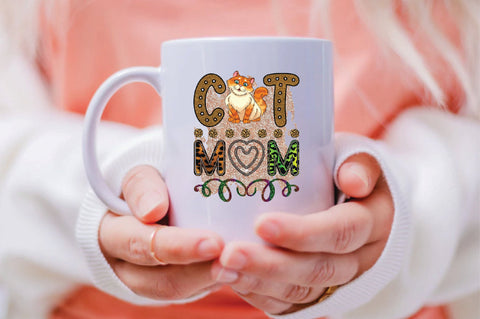 CAT MOM Sublimation SVGArt 