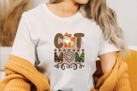 CAT MOM Sublimation SVGArt 