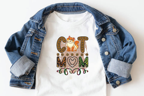 CAT MOM Sublimation SVGArt 