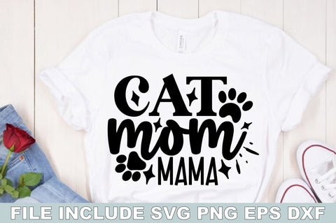 Cat Mom SVG Bundle SVG Ariyan 