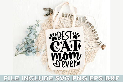 Cat Mom SVG Bundle SVG Ariyan 
