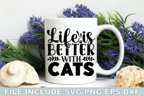 Cat Mom SVG Bundle SVG Ariyan 