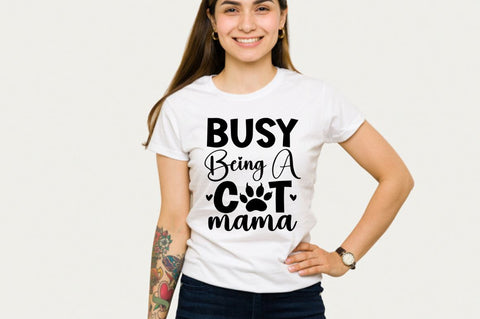 Cat Mom SVG Bundle SVG DESIGNISTIC 