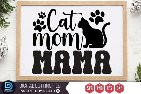 Cat Mom SVG Bundle SVG DESIGNISTIC 