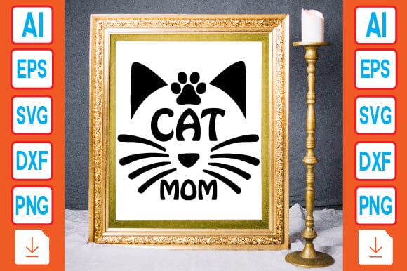 Cat Mom SVG Craftlabsvg24 