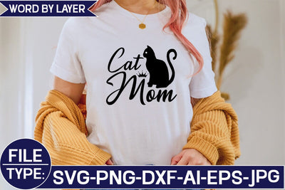 Cat Mom SVG Cut File SVG Studio Innate 