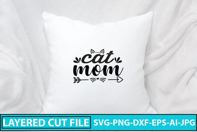 Cat Mom SVG Cut File SVG Syaman 
