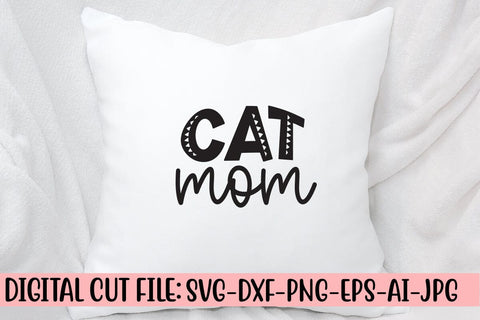 Cat Mom SVG Cut File SVG Syaman 