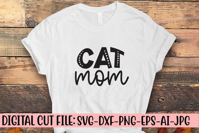 Cat Mom SVG Cut File SVG Syaman 