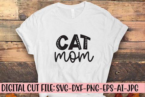 Cat Mom SVG Cut File SVG Syaman 
