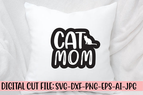 Cat Mom SVG Cut File SVG Syaman 