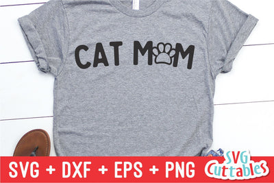 Cat Mom Svg Cuttables 