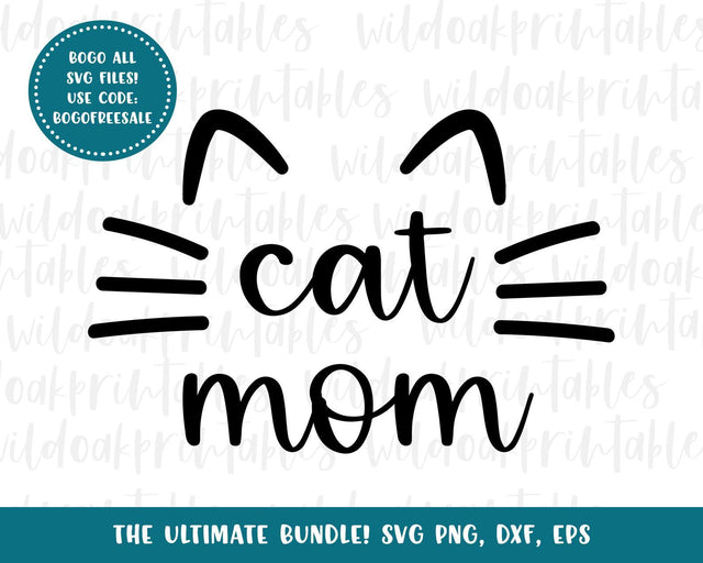 cat mom svg, funny cat svgs, funny cat quotes svg, funny sarcastic cat svg, cat mom svg cat mama svg I love my cat svg, funny cat sayings SVG WildOakSVG 