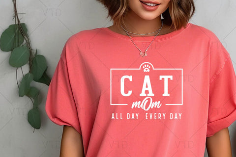 Cat Mom Svg Png Files, Cat Mom Gifts, Cat Mom Shirt, Best Cat Mom, Paw Mom Svg, Pet memorial svg, Cat Lover Svg, Mom Svg Shirt SVG DesignDestine 